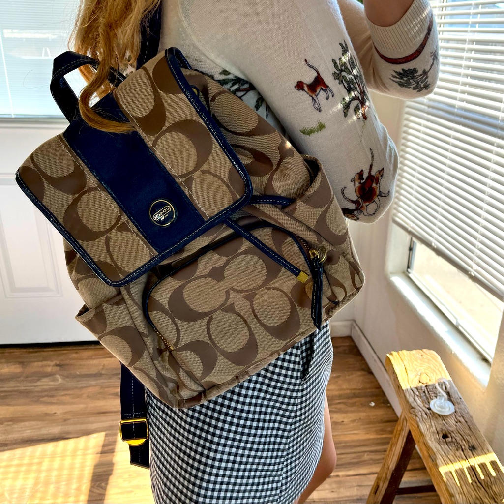 Rare Vintage Y2k Coach Backpack